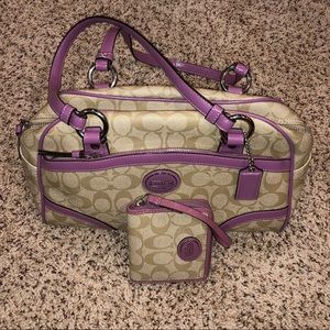 Matching COACH Purse & Wallet